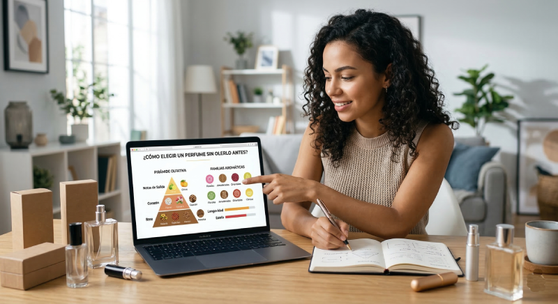 ¿Cómo elegir un perfume sin olerlo antes?